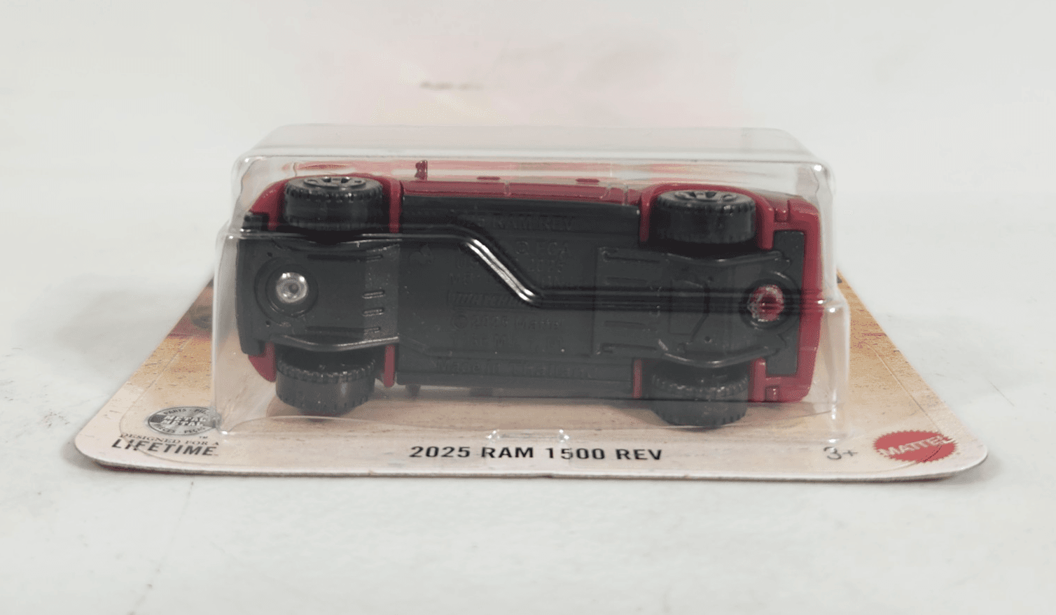 2026 Matchbox 2025 RAM 1500 REV Red 1/64 Pickup Truck Toy Vehicle NEW - Thumbnail 4