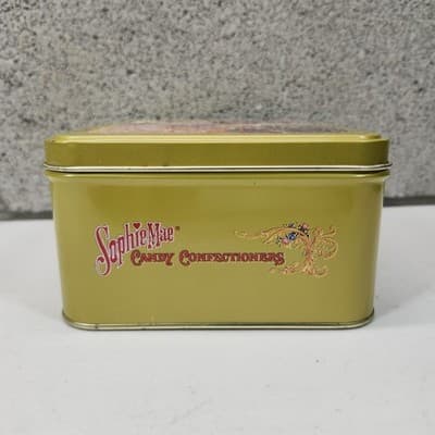 Vintage Sophie Mae Homemade Peanut Metal Candy Tin Home Decor - Thumbnail 7