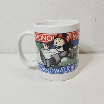 Monopoly Board Game Coffee Mugs Cups Boardwalk & Park Place Set Of 2 - Thumbnail 10