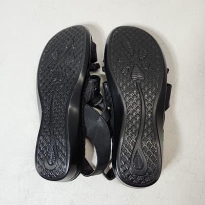 Comfort Strappy Sandals Women's Size 8.5 Black Cloudwalkers - Thumbnail 10