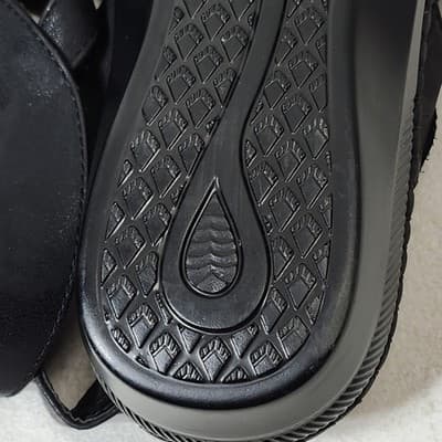 Comfort Strappy Sandals Women's Size 8.5 Black Cloudwalkers - Thumbnail 14