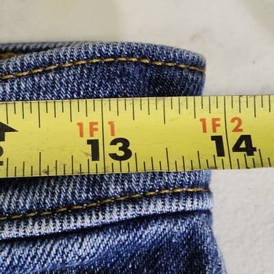 Lee Jeans Womens 28 Blue Denim High Rise Skinny Pants - Thumbnail 2