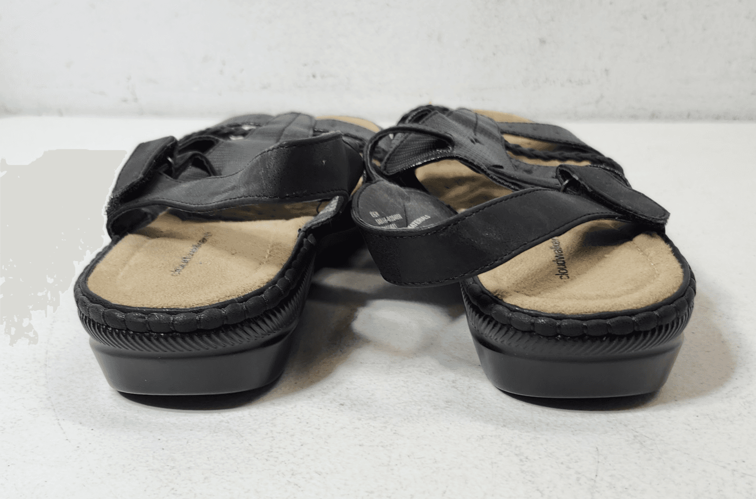 Comfort Strappy Sandals Women's Size 8.5 Black Cloudwalkers - Thumbnail 6