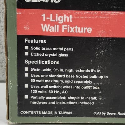 1-Light Wall Lamp with Frosted Glass Shade Modern Wall Sconce Indoor - Thumbnail 6