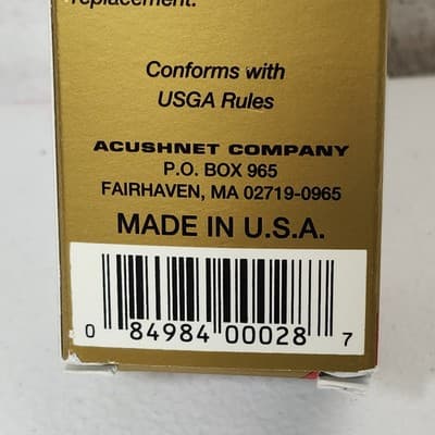 Pinnacle Gold Box of 3 Sleeve Golf Balls Gold Box USA Made - Thumbnail 3