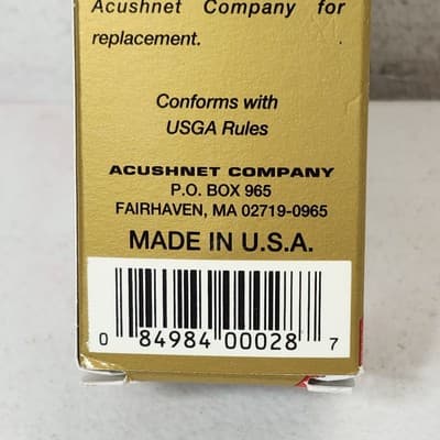 Pinnacle Gold Box of 3 Sleeve Golf Balls Gold Box USA Made - Thumbnail 5