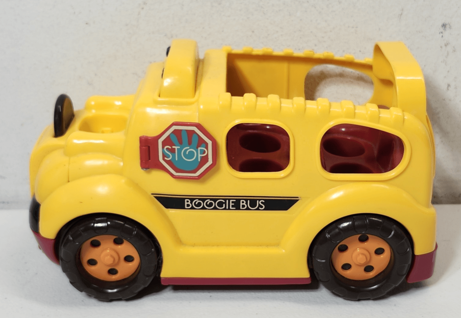 Battat School Boogie Bus Kids Vehicle Battery Operated Yellow Toy - Thumbnail 2