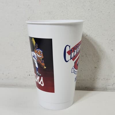 Vintage Cleveland Indians Drink Cup MLB Baseball 1993 - Thumbnail 4