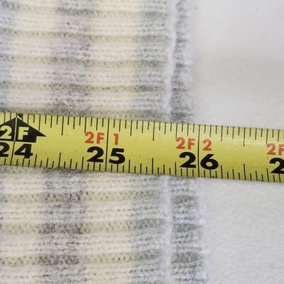 Robert Bruce Sweater Women's XL Wool Knit USA Made Vintage Long Sleeve Striped - Thumbnail 3