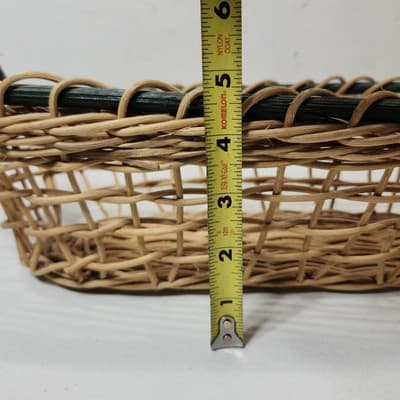 Mikasa Basket With Handles Farmhouse Container Home Decor - Thumbnail 14