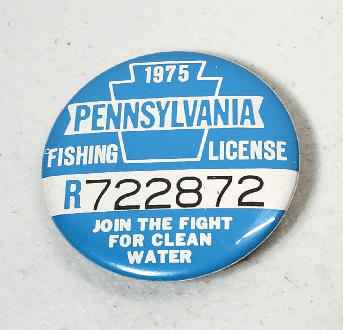 1975 Pennsylvania Fishing License Resident Citizens Fishing License - Thumbnail 2