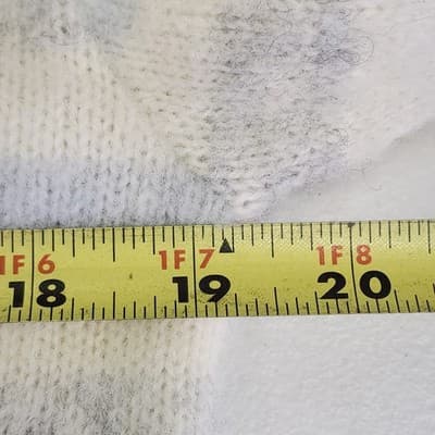 Robert Bruce Sweater Women's XL Wool Knit USA Made Vintage Long Sleeve Striped - Thumbnail 2
