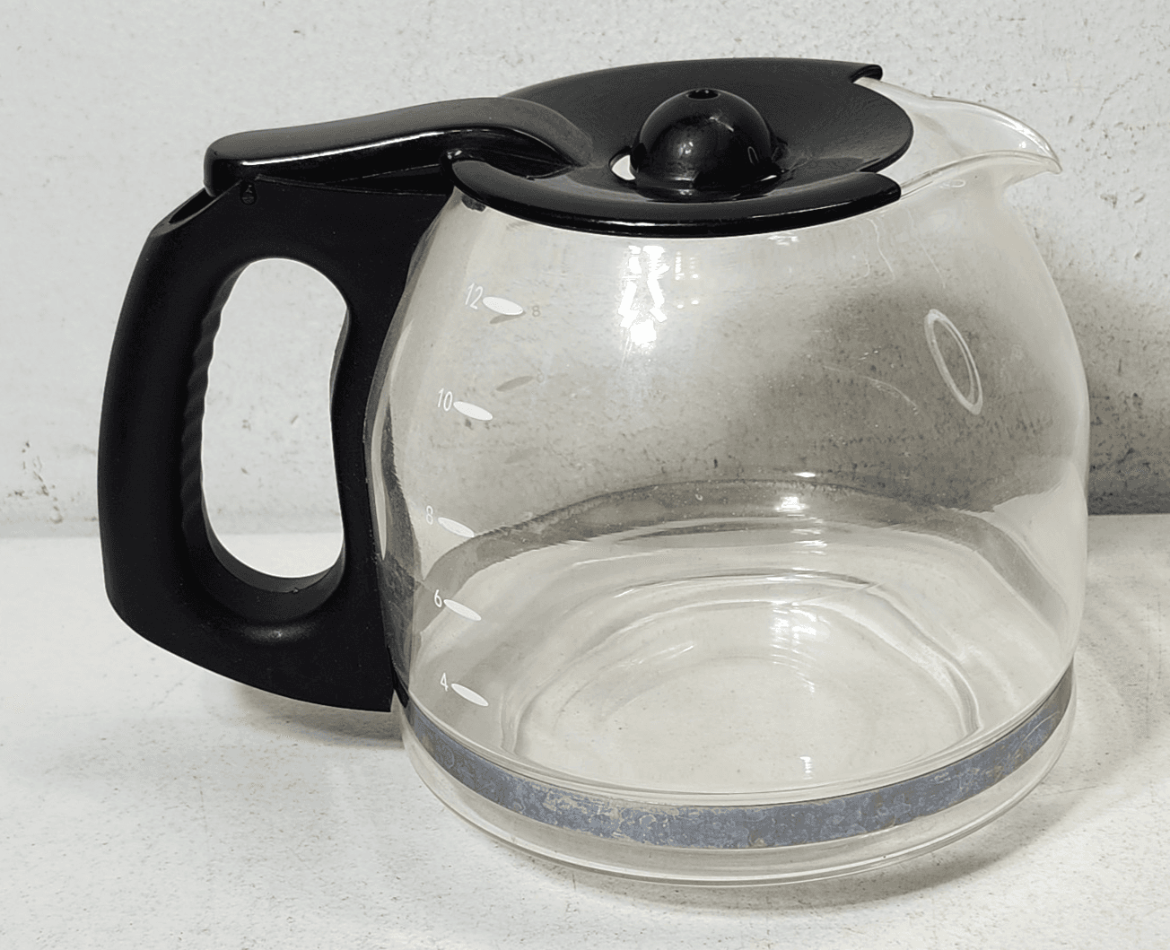 Mr Coffee Replacement 12 Cup Glass Carafe Coffee Maker Pot Black - Thumbnail 2
