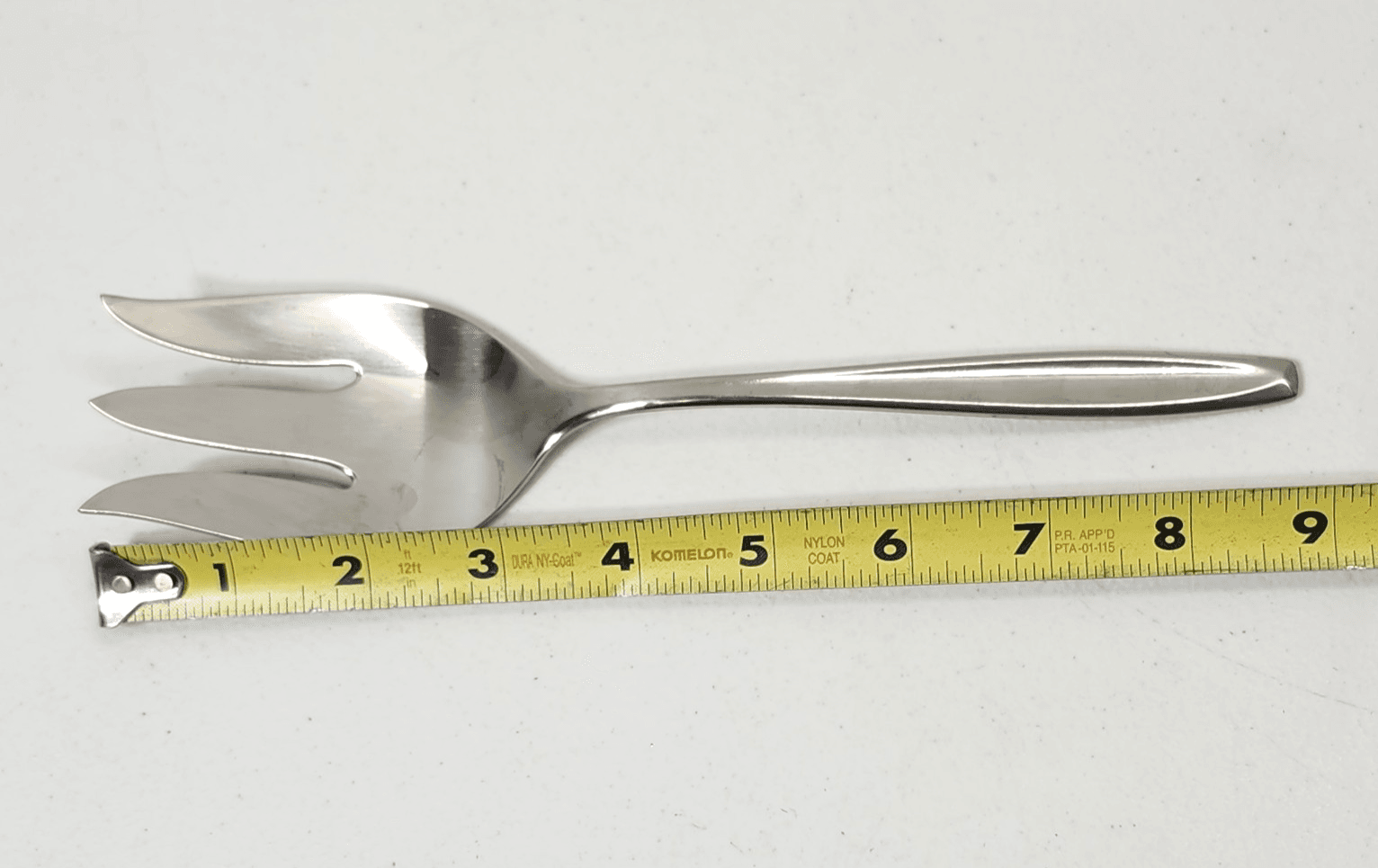 Insico Stainless Serving Fork 9" Made in USA Kitchen Utensil - Thumbnail 2