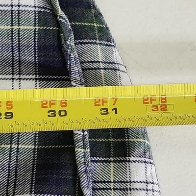 American Eagle Men’s XL Multicolor Plaid Long Sleeve Button Up Flannel - Thumbnail 3
