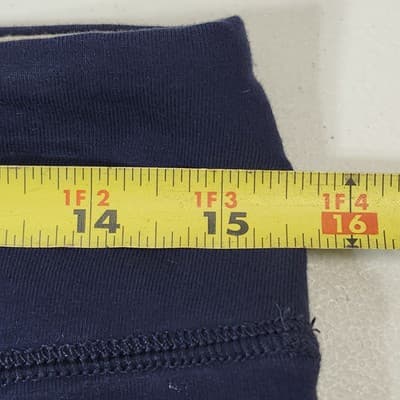 Ralph Lauren Active Women’s M Navy Blue Leggings Mid Rise Pull On LRL - Thumbnail 2