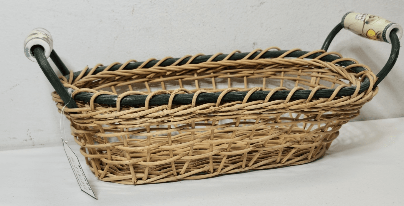 Mikasa Basket With Handles Farmhouse Container Home Decor - Thumbnail 3