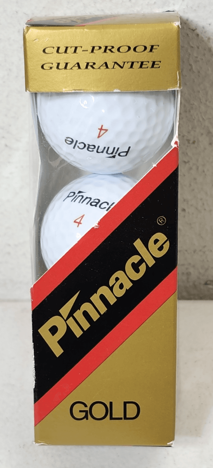 Pinnacle Gold Box of 3 Sleeve Golf Balls Gold Box USA Made - Thumbnail 2