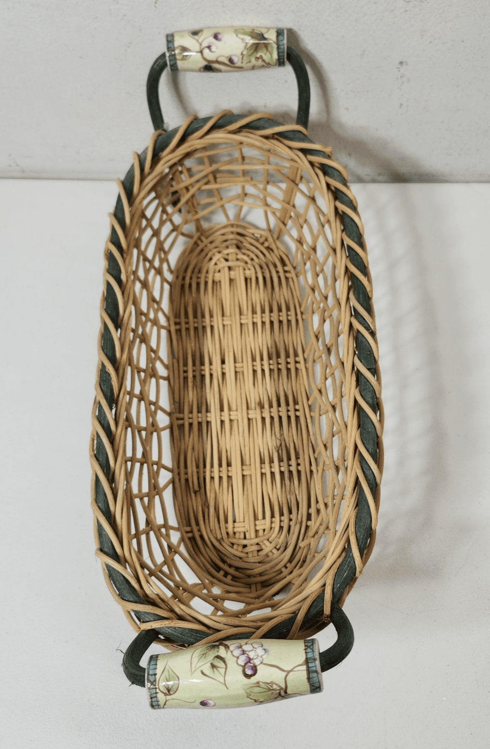 Mikasa Basket With Handles Farmhouse Container Home Decor - Thumbnail 6