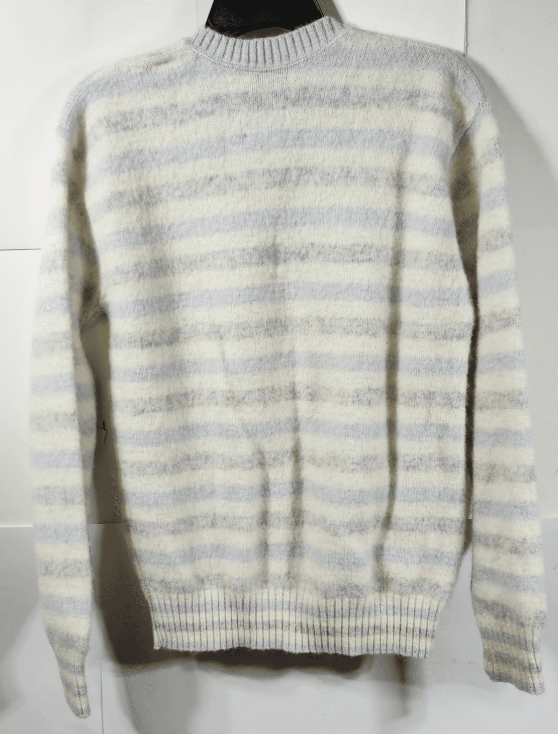 Robert Bruce Sweater Women's XL Wool Knit USA Made Vintage Long Sleeve Striped - Thumbnail 4