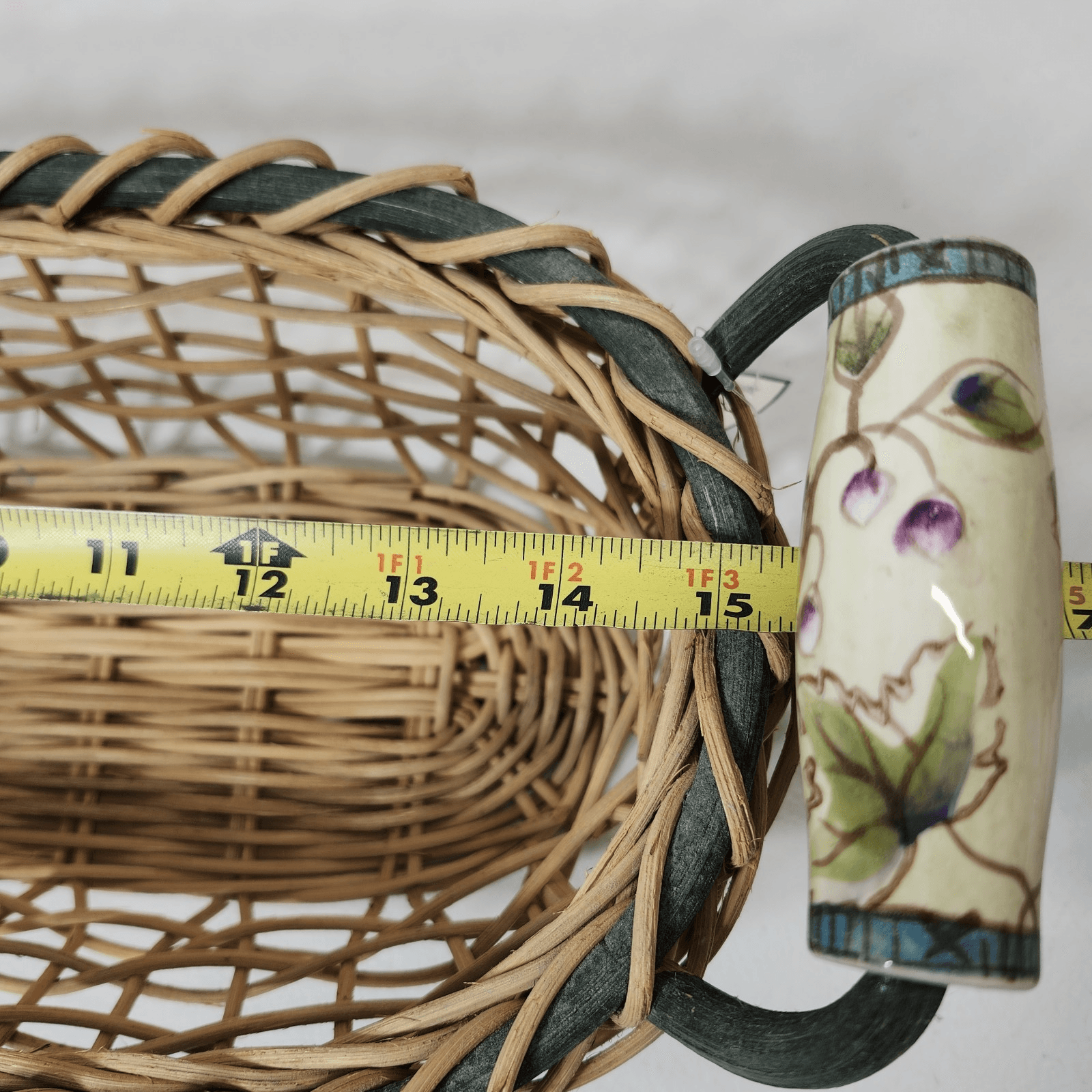 Mikasa Basket With Handles Farmhouse Container Home Decor - Thumbnail 13