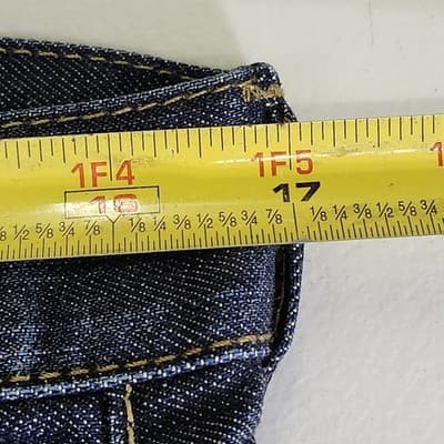 Gap 1969 Jeans Men's 32x28 Blue Denim Straight Leg Button Fly - Thumbnail 2