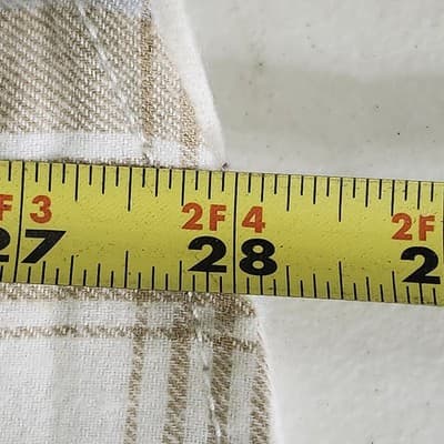 George Men's XS Flannel Button Up Shirt Long Sleeve Plaid NEW - Thumbnail 3