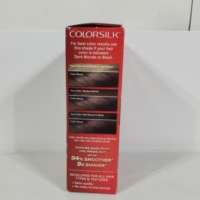 Revlon Colorsilk Hair Color 40 Medium Ash Brown NEW - Thumbnail 2