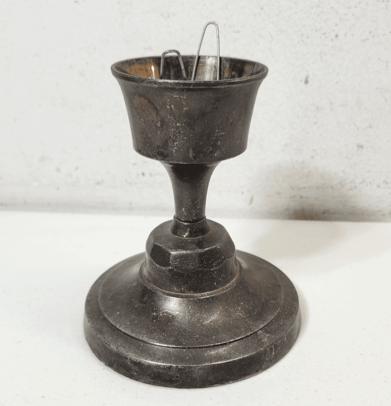 Vintage Davco Silver LTD Small Candle Stick Holder 4.5'' - Thumbnail 3