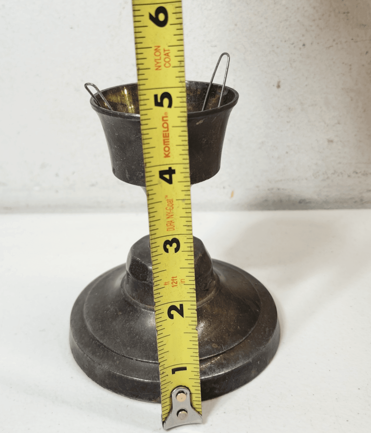 Vintage Davco Silver LTD Small Candle Stick Holder 4.5'' - Thumbnail 6