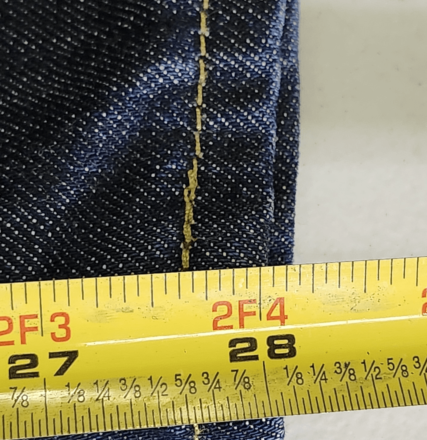Gap 1969 Jeans Men's 32x28 Blue Denim Straight Leg Button Fly - Thumbnail 3