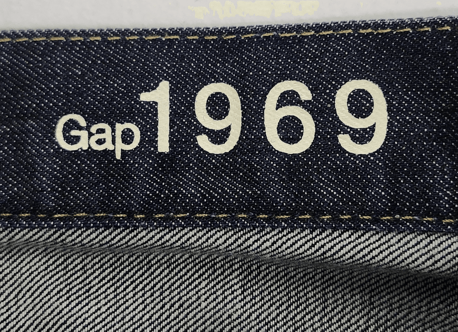 Gap 1969 Jeans Men's 32x28 Blue Denim Straight Leg Button Fly - Thumbnail 7