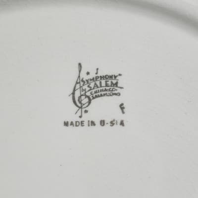 Vintage Salem Symphony Serving Platter Tray Floral Design 13.5" Made In USA - Thumbnail 7