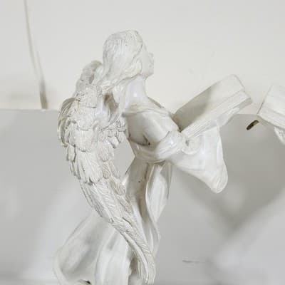 Yankee Candle Double Angel Tealight Holder Home Decor Statue Figurine - Thumbnail 4