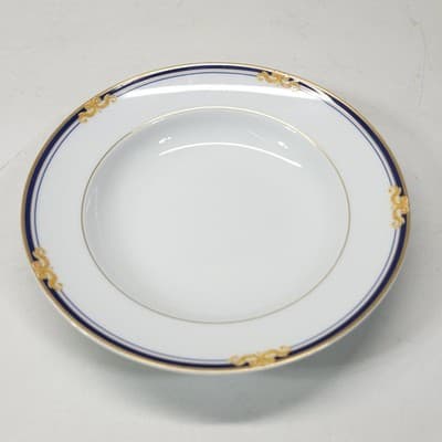 Rosenthal Renaissance Borgia Dinner Plates 10 1/4” Set Of 4 Gold Scrolls Germany - Thumbnail 3