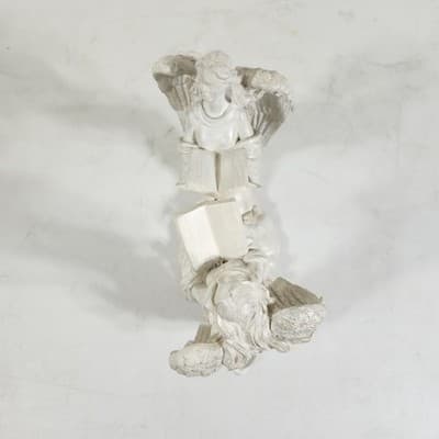 Yankee Candle Double Angel Tealight Holder Home Decor Statue Figurine - Thumbnail 12