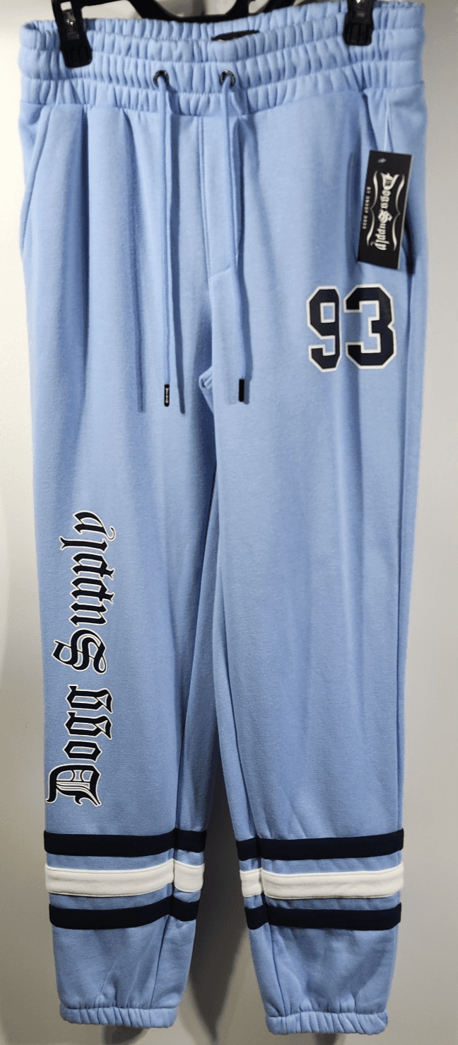 Dogg Supply Snoop Jogger Sweatpants Men's S Blue Hip Hop Streetwear NEW - Thumbnail 5