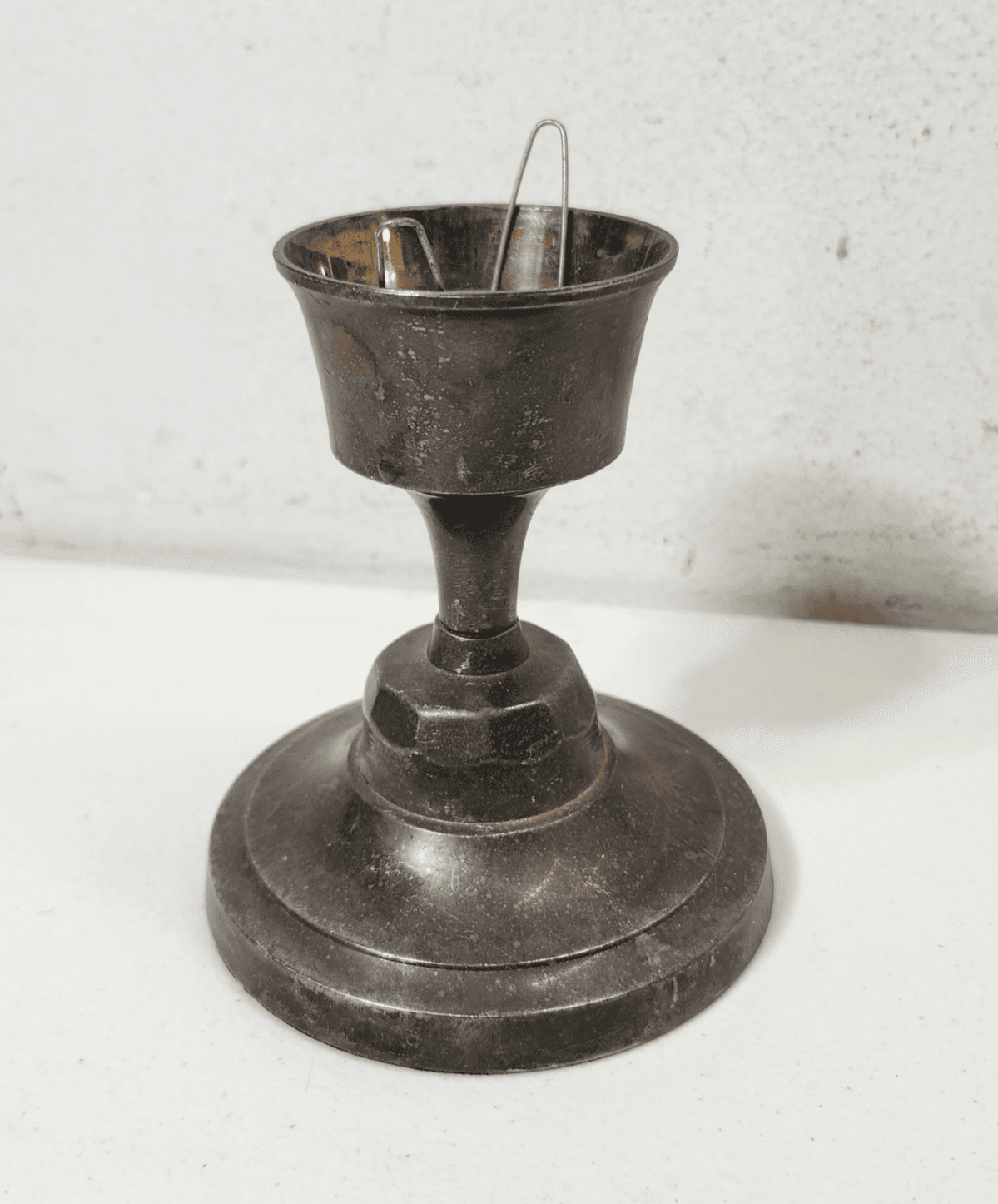 Vintage Davco Silver LTD Small Candle Stick Holder 4.5'' - Thumbnail 4