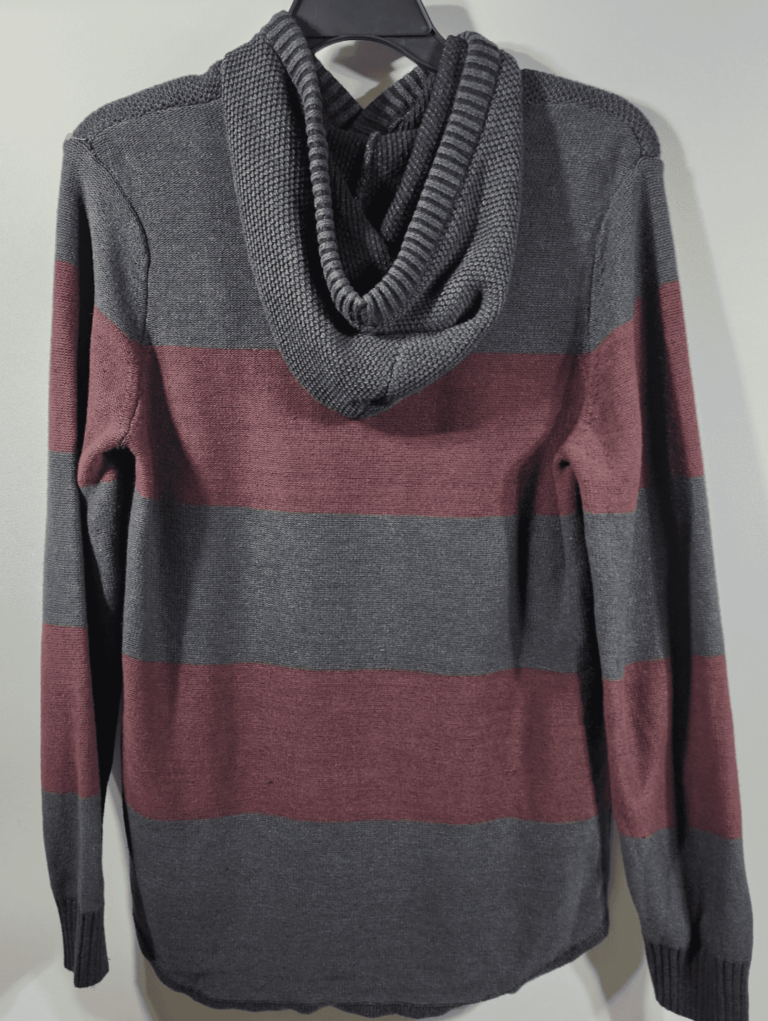 Urban Pipeline Men's L Hoodie Gray Red Pullover Hooded Sweatshirt Long Sleeve - Thumbnail 4