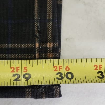 So Women's Small High Rise Ponte Leggings Black Gold Blue Plaid NEW - Thumbnail 3