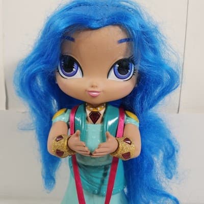 Mattel Talking Shimmer & Shine Wish & Spin Shine Genie Doll 12" - Thumbnail 3