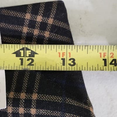 So Women's Small High Rise Ponte Leggings Black Gold Blue Plaid NEW - Thumbnail 2