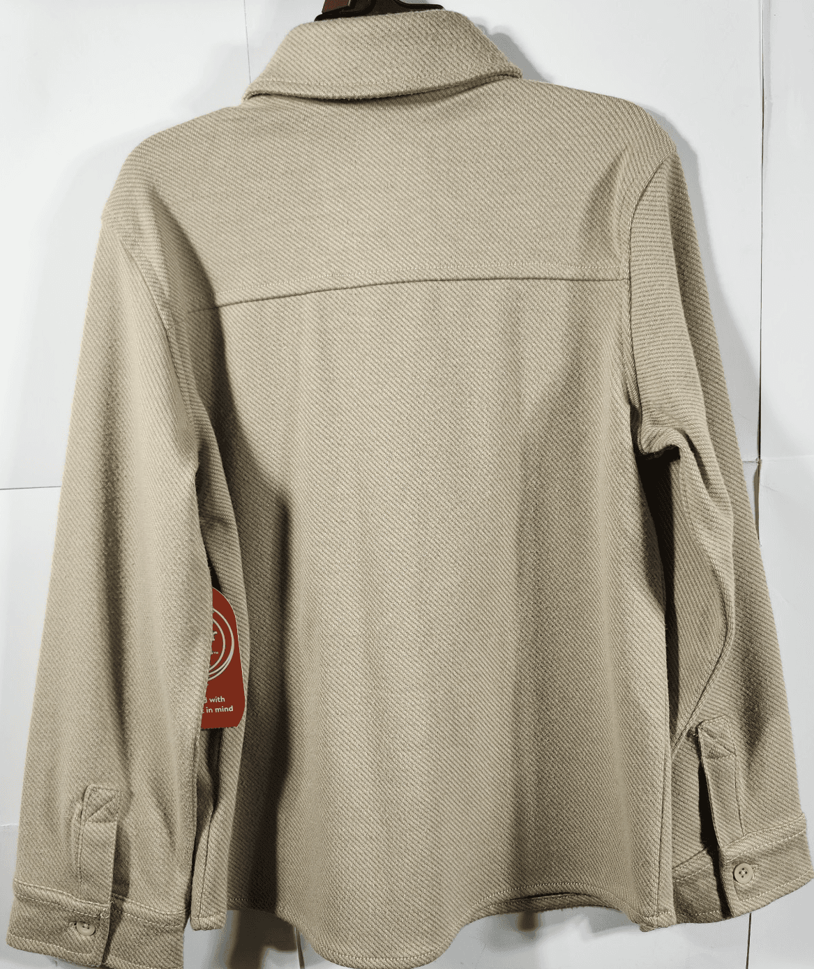 Wonder Nation Boy's Shirt Size 6 Long Sleeve Beige Button Up NEW - Thumbnail 6