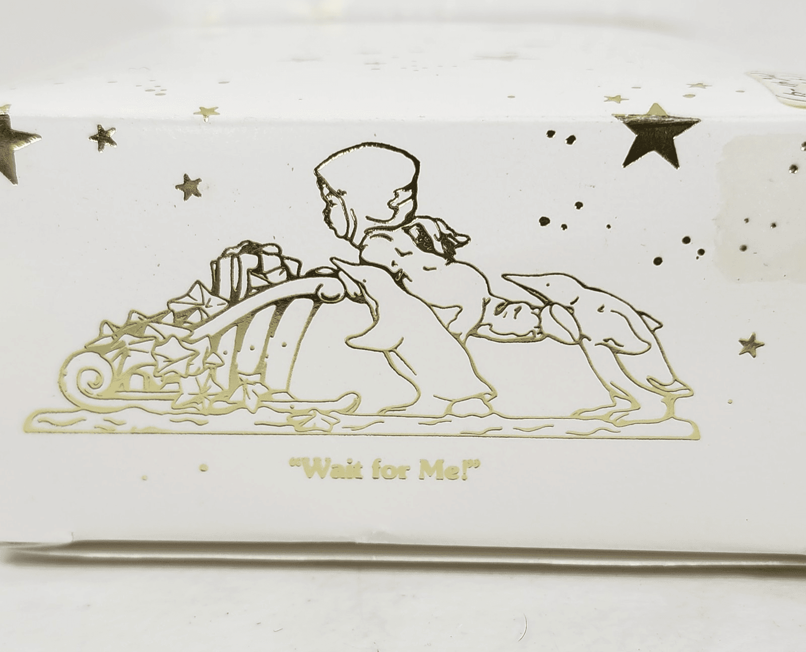 Wait For Me 4 pc Snowbabies Dept. 56 Pewter Miniatures Figurine 7641-4 in Box - Thumbnail 4