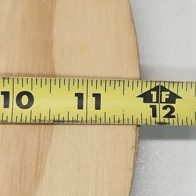 Unfinished Wood Circle 11.75" Disc Crafting Art - Thumbnail 4