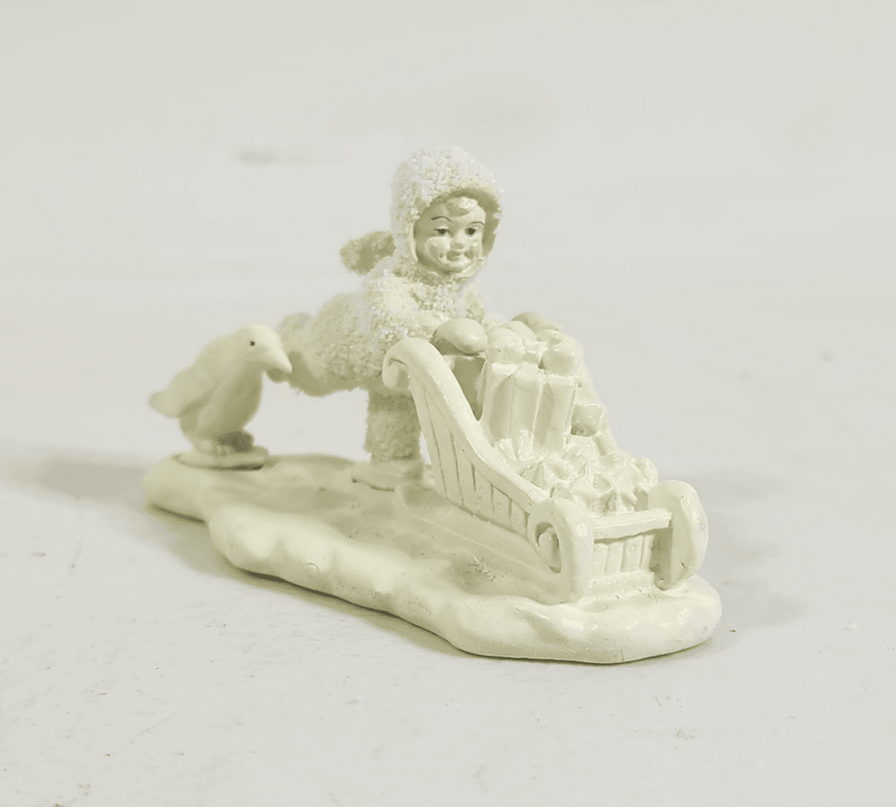 Wait For Me 4 pc Snowbabies Dept. 56 Pewter Miniatures Figurine 7641-4 in Box - Thumbnail 8