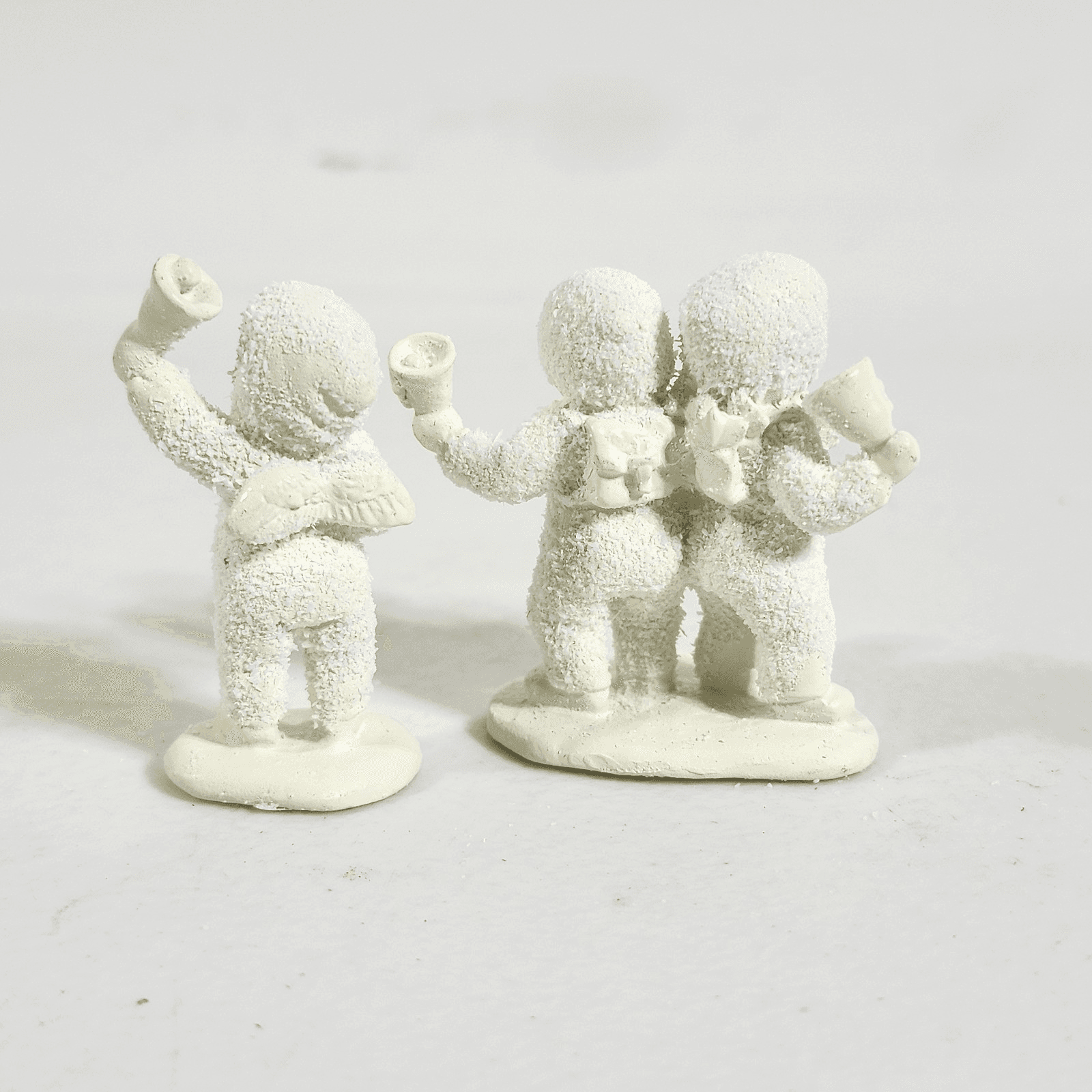 Dept 56 Snowbabies Let’s All Chime In Miniature Pewter Figurines Retired Boxed - Thumbnail 6