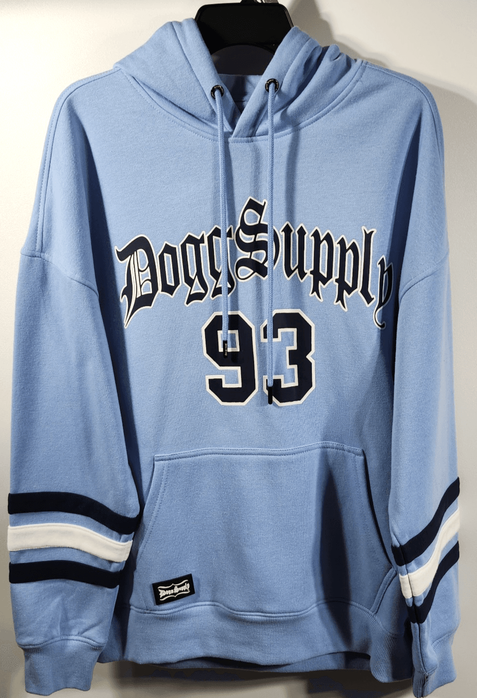 Dogg Supply Men's M Hoodie Blue Hooded Sweatshirt Hip Hop Rap Streetwear NEW - Thumbnail 5