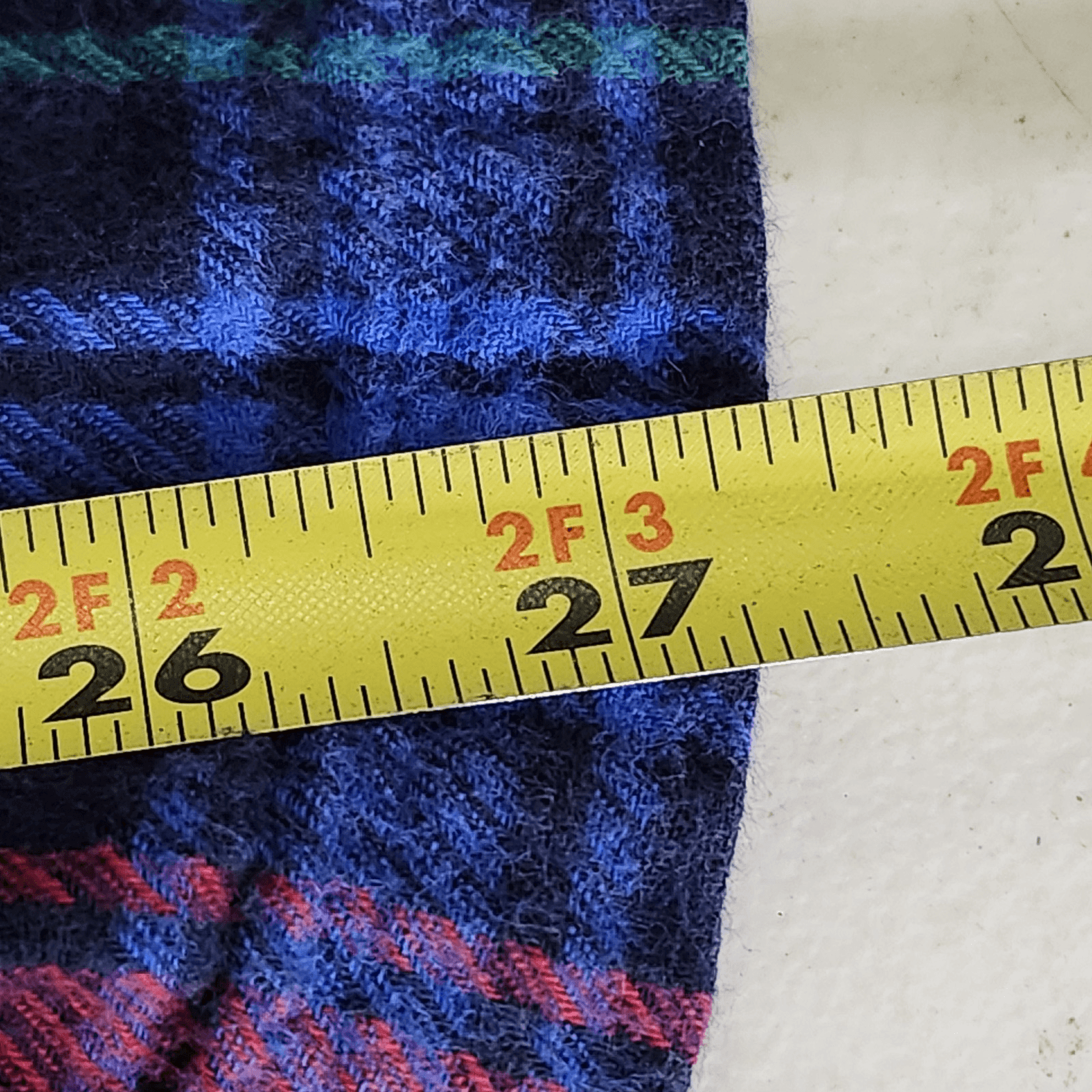 Lands End Men's L Pajama Pants Green Blue Red Plaid - Thumbnail 3