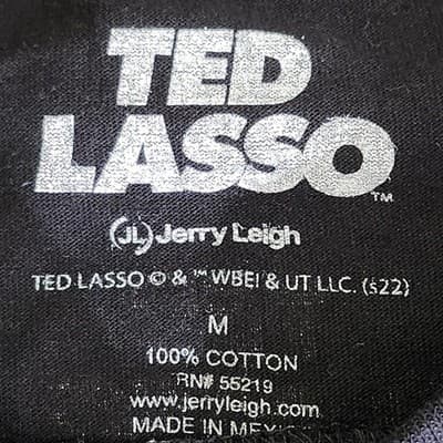 Ted Lasso Shirt M Roy Kent Dont Settle For Fine Soccer Football Futbol Black - Thumbnail 7